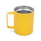 Makerflo 12 oz Powder Coated Camper Mug with Leak-Proof Clear Lid, Ideal for Craft and Personalization (Laser Engraving, UV DTF, Epoxy, and Vinyl)